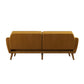 Tallulah Memory Foam Futon - Mustard