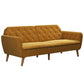 Tallulah Memory Foam Futon - Mustard