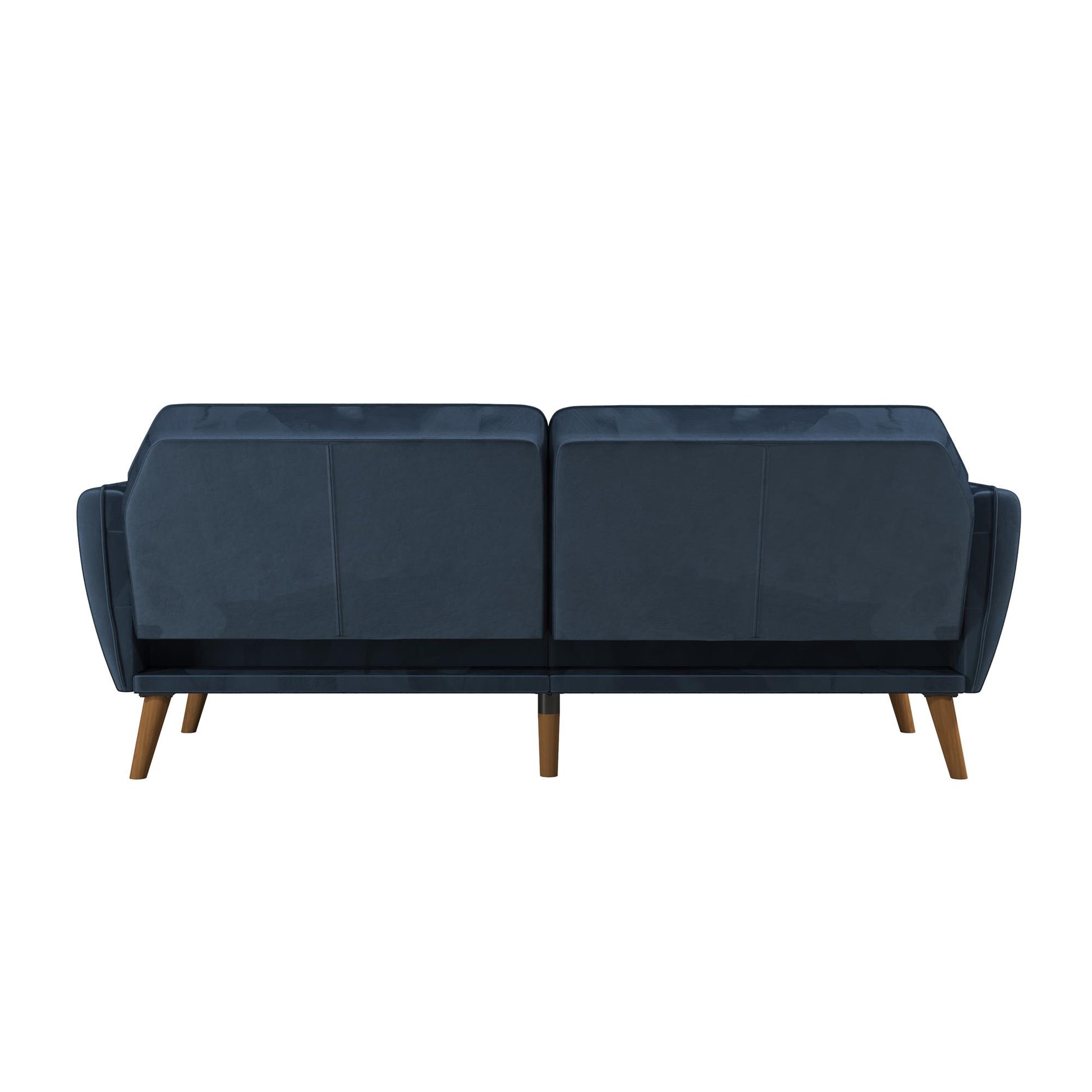 Tallulah Memory Foam Futon - Blue Velvet