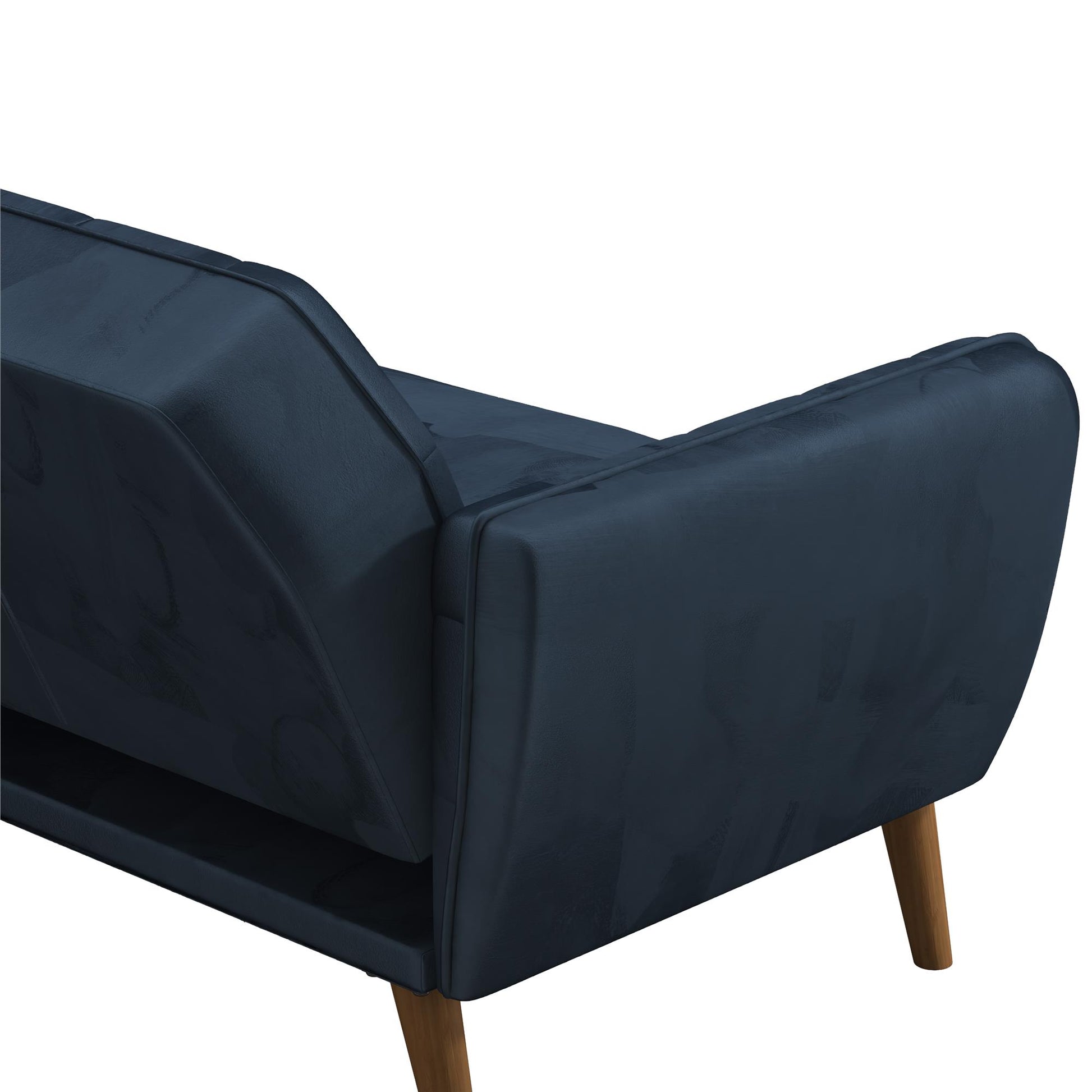 Tallulah Memory Foam Futon - Blue Velvet