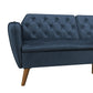 Tallulah Memory Foam Futon - Blue Velvet