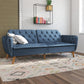 Tallulah Memory Foam Futon - Mustard