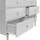 Elizabeth 6 Drawer Dresser, Dove Gray - Dove Gray