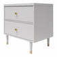 Elizabeth Nightstand, Dove Gray - Dove Gray