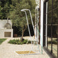 Poolside Gossip Collection Rainey Outdoor Shower with XL Base and Waterfall Bar - White - 1-Pack
