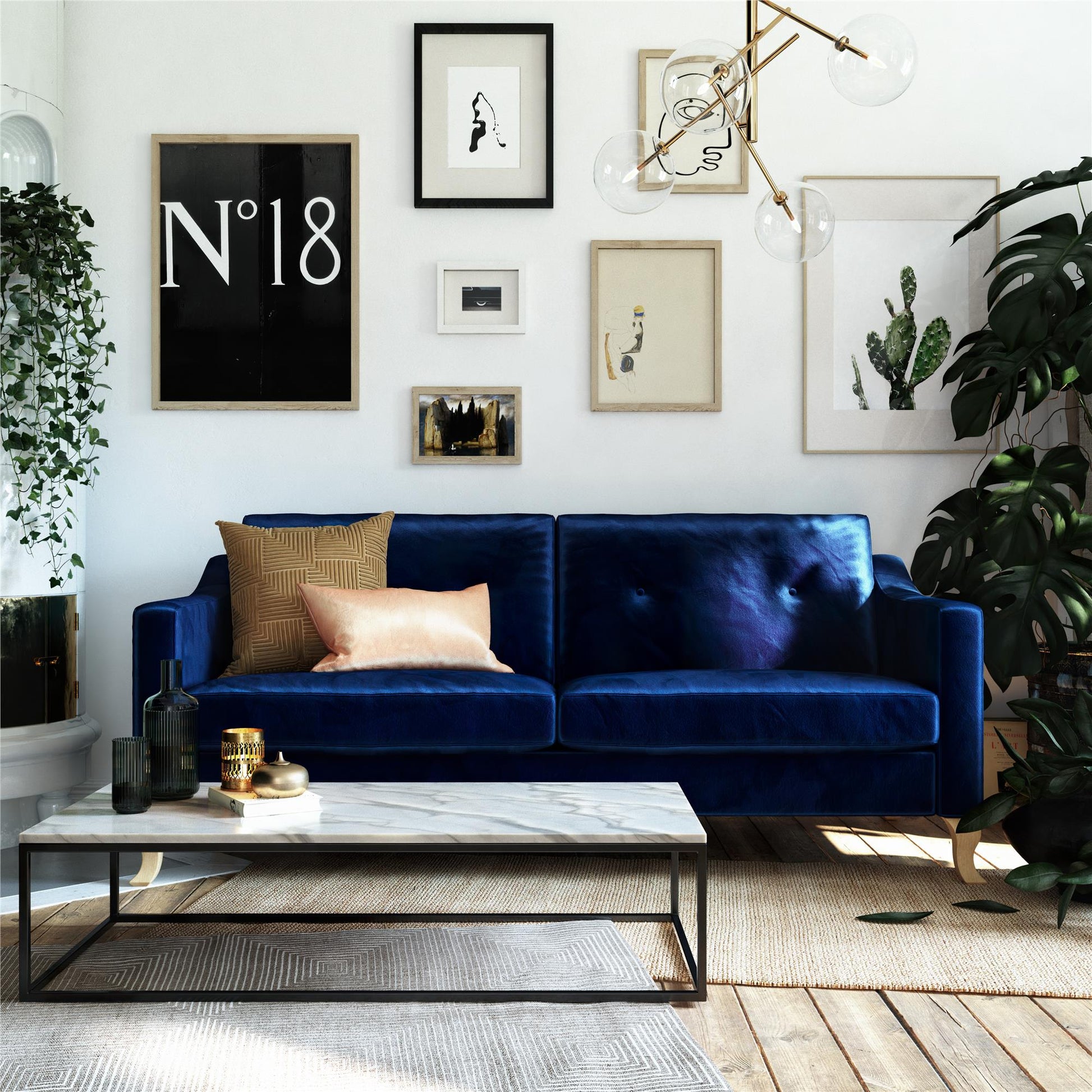 Tess Sofa - Blue