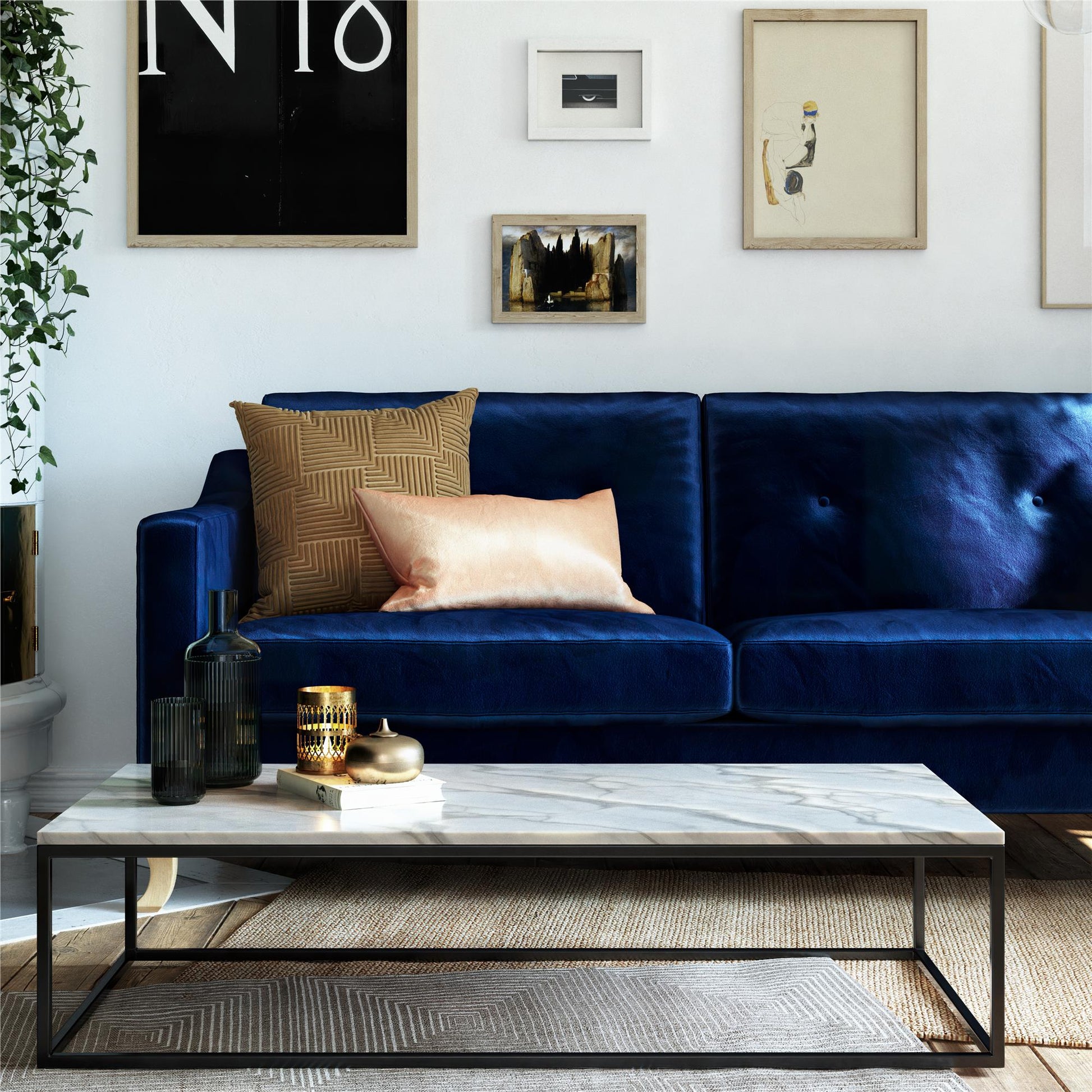 Tess Sofa - Blue
