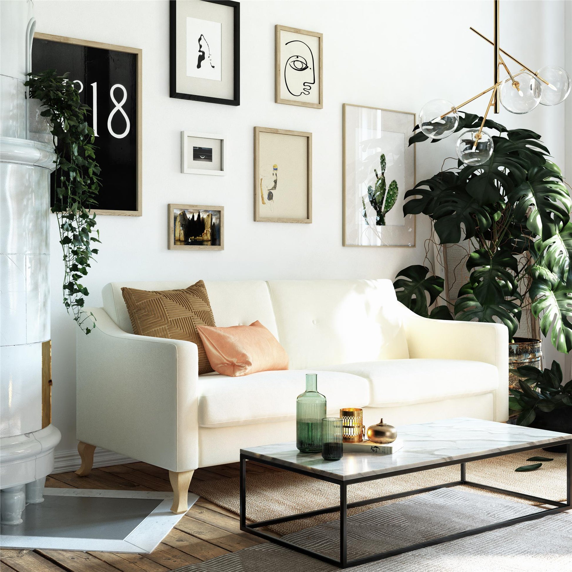 Tess Sofa - White