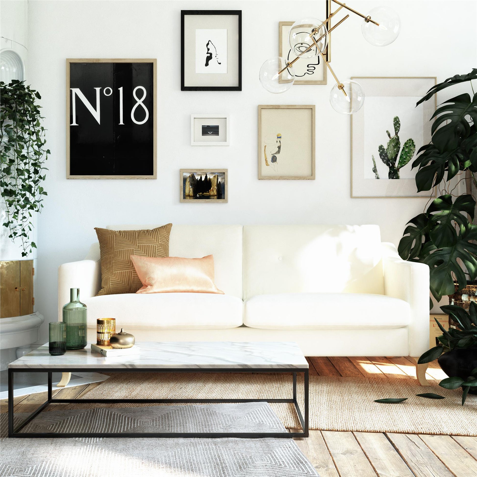 Tess Sofa - White