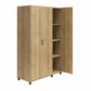 Basin 3 Door Wardrobe with Clothing Rod & Adjustable Shelving - Natural