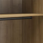 Basin 3 Door Wardrobe with Clothing Rod & Adjustable Shelving - Natural