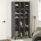 Flex Athletic Shoe Storage Cabinet for Boots & Tennis Shoes - Graphite