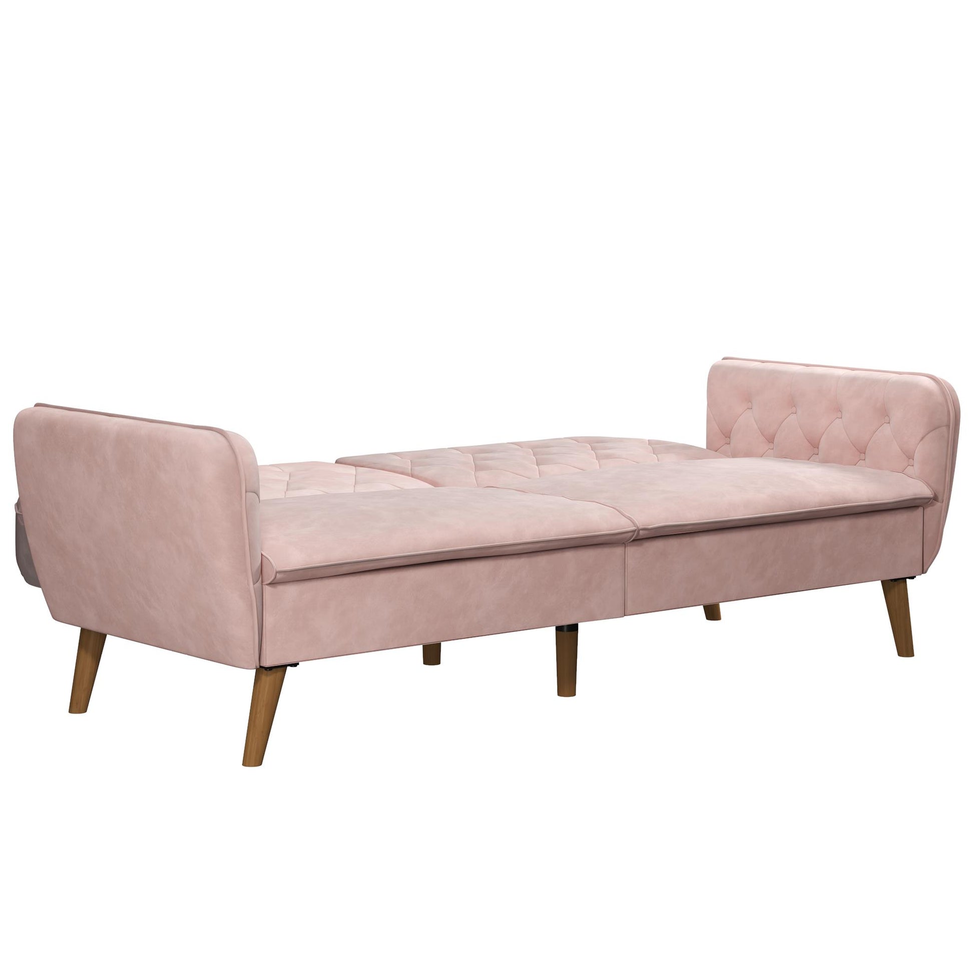 Tallulah Memory Foam Futon - Pink