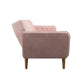 Tallulah Memory Foam Futon - Pink