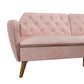 Tallulah Memory Foam Futon - Pink