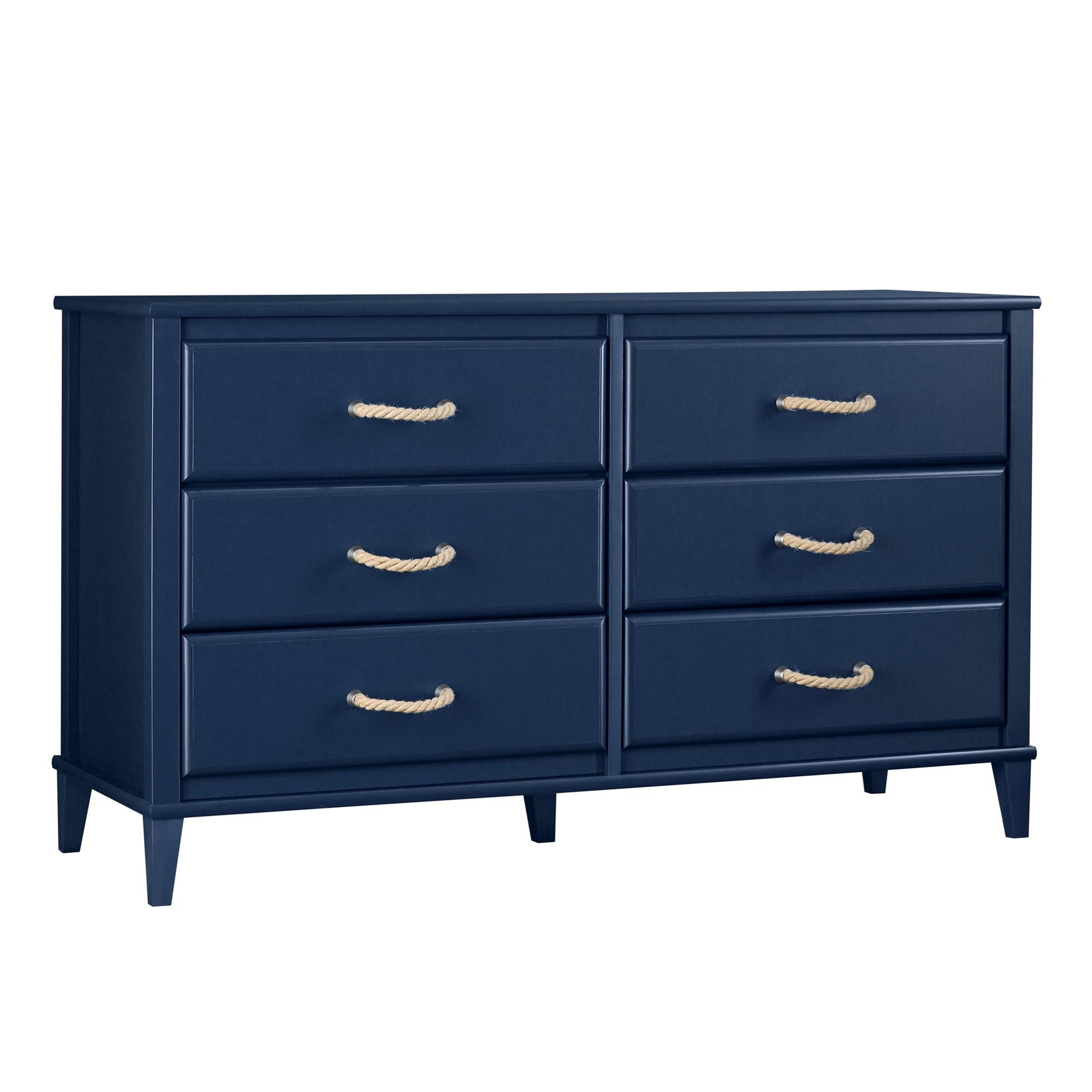 Sierra Ridge Mesa Kids’ 6 Drawer Dresser with Rope Drawer Pulls - Blue