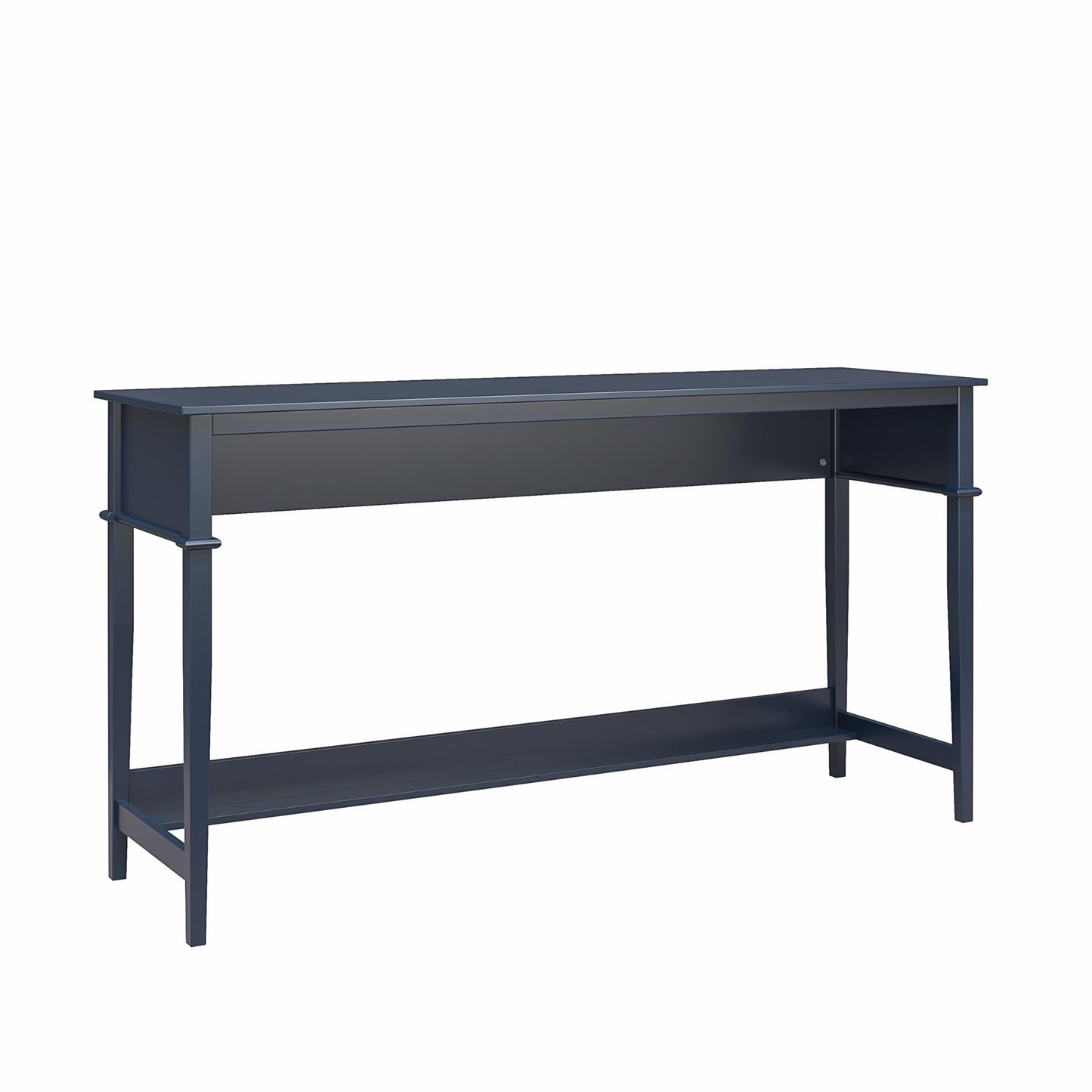 Franklin Painted Sofa Table / Extra Wide Desk with Foot Rest - Navy