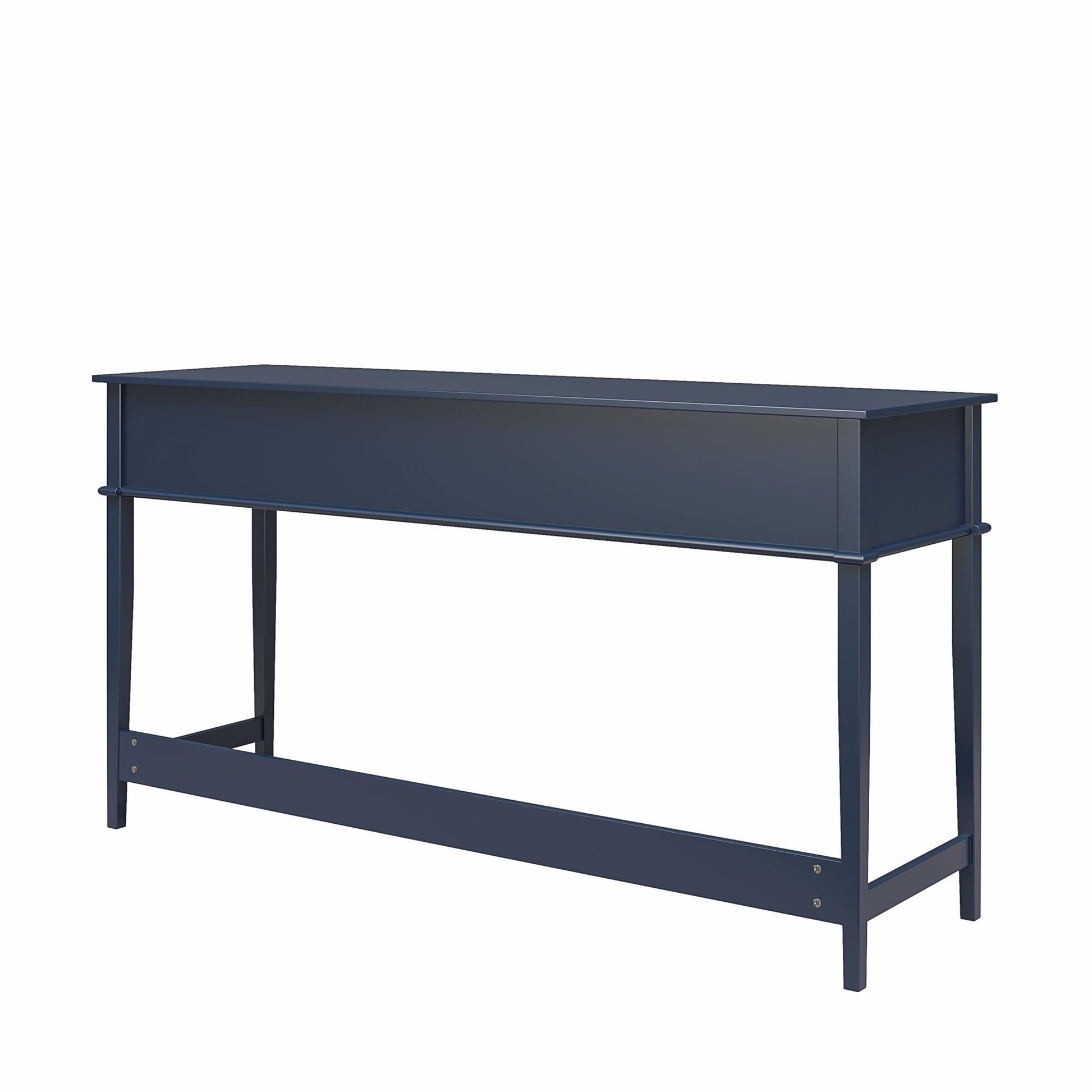 Franklin Painted Sofa Table / Extra Wide Desk with Foot Rest - Navy