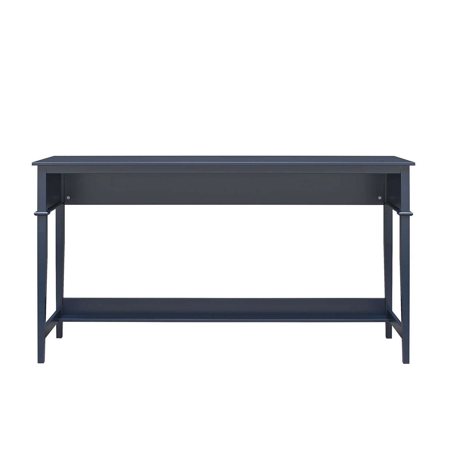 Franklin Painted Sofa Table / Extra Wide Desk with Foot Rest - Navy