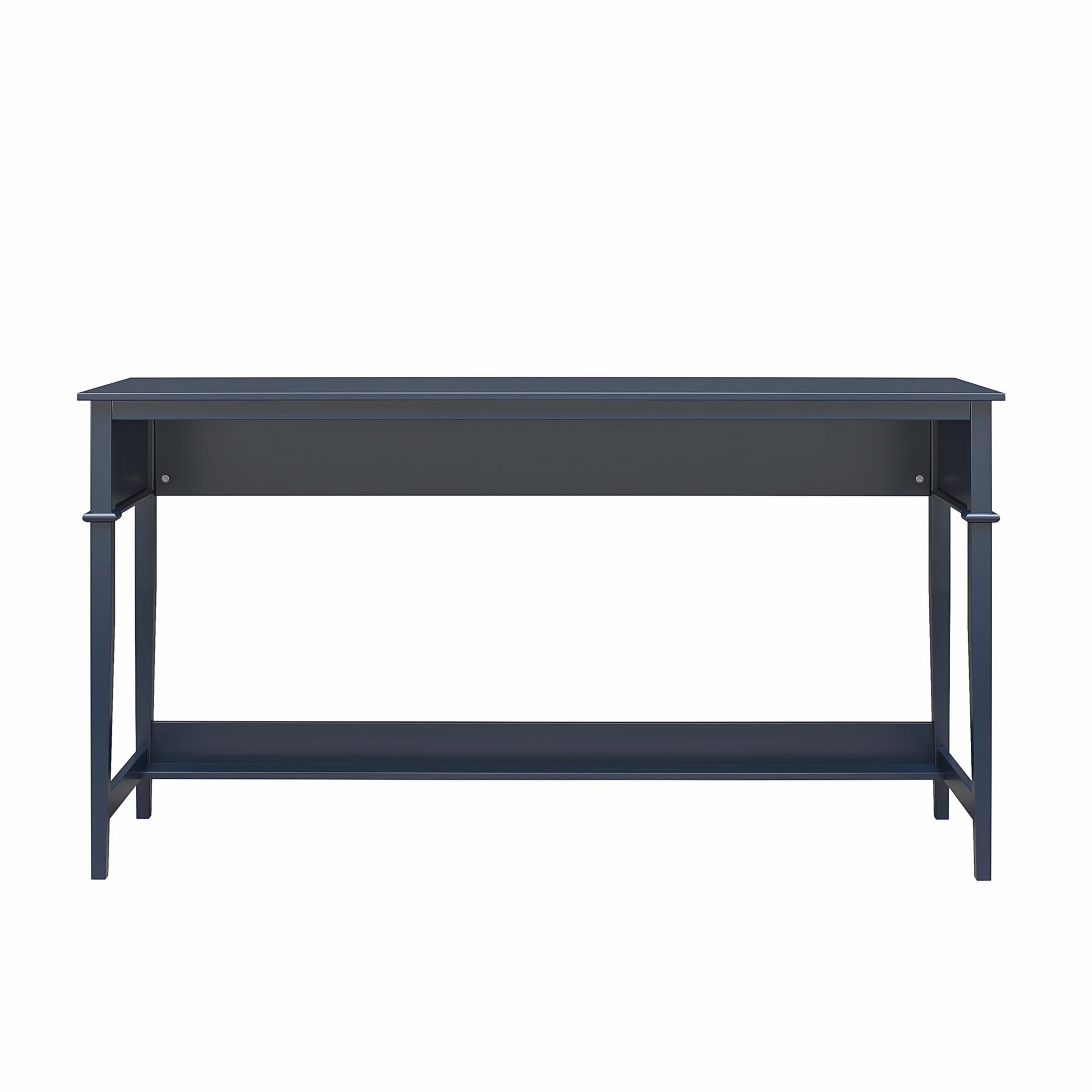 Franklin Painted Sofa Table / Extra Wide Desk with Foot Rest - Navy