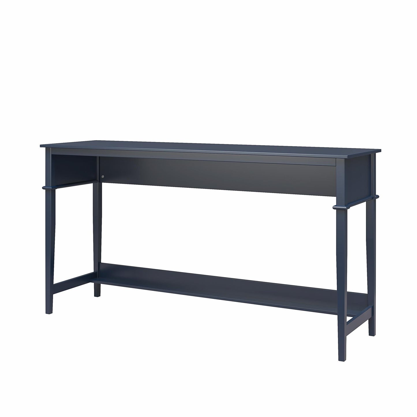 Franklin Painted Sofa Table / Extra Wide Desk with Foot Rest - Navy