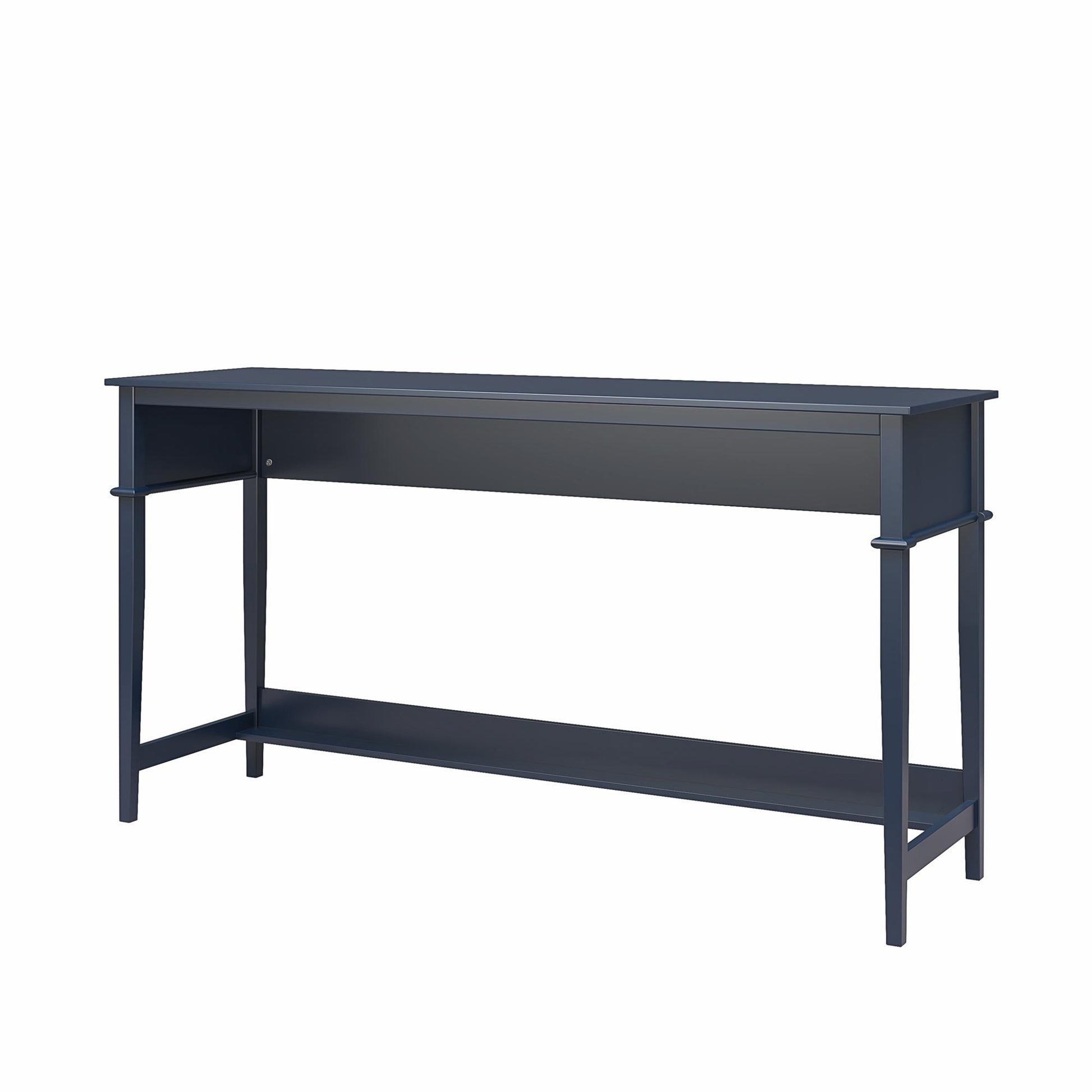 Franklin Painted Sofa Table / Extra Wide Desk with Foot Rest - Navy