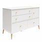 Valentina Asymmetrical 4 Drawer / 1 Door Convertible Dresser - White