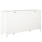 Her Majesty 4 Drawer/2 Door Wide Dresser, Soft White - White