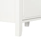Her Majesty 4 Drawer/2 Door Wide Dresser, Soft White - White
