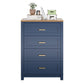 Armada Tall 4 Drawer Dresser - Navy