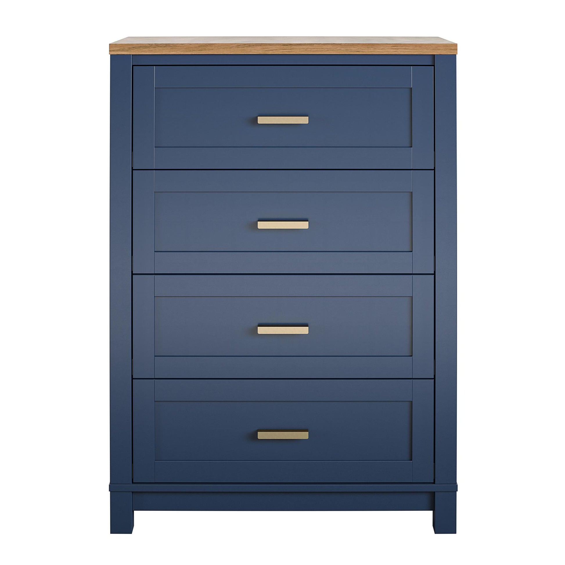 Armada Tall 4 Drawer Dresser - Navy