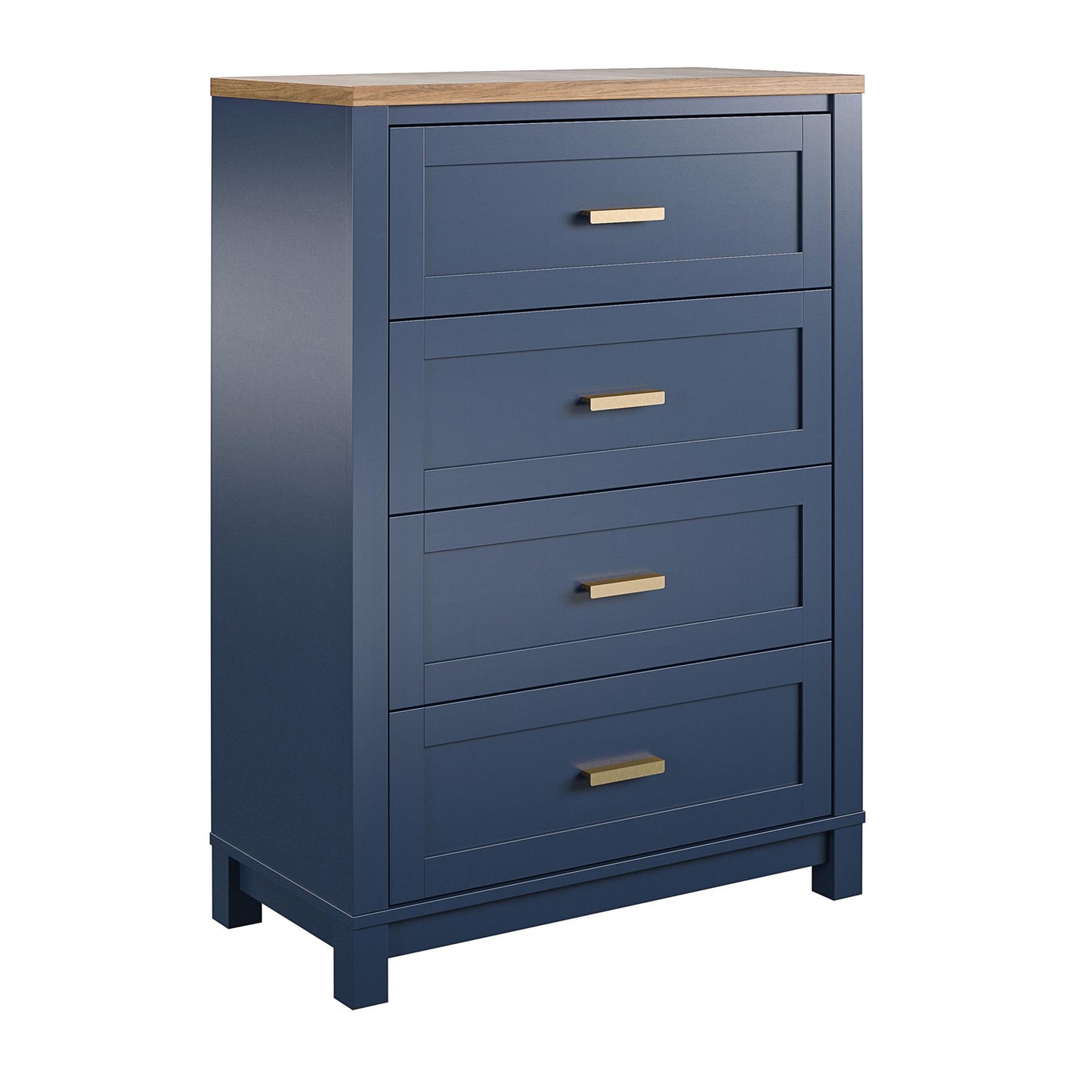Armada Tall 4 Drawer Dresser - Navy