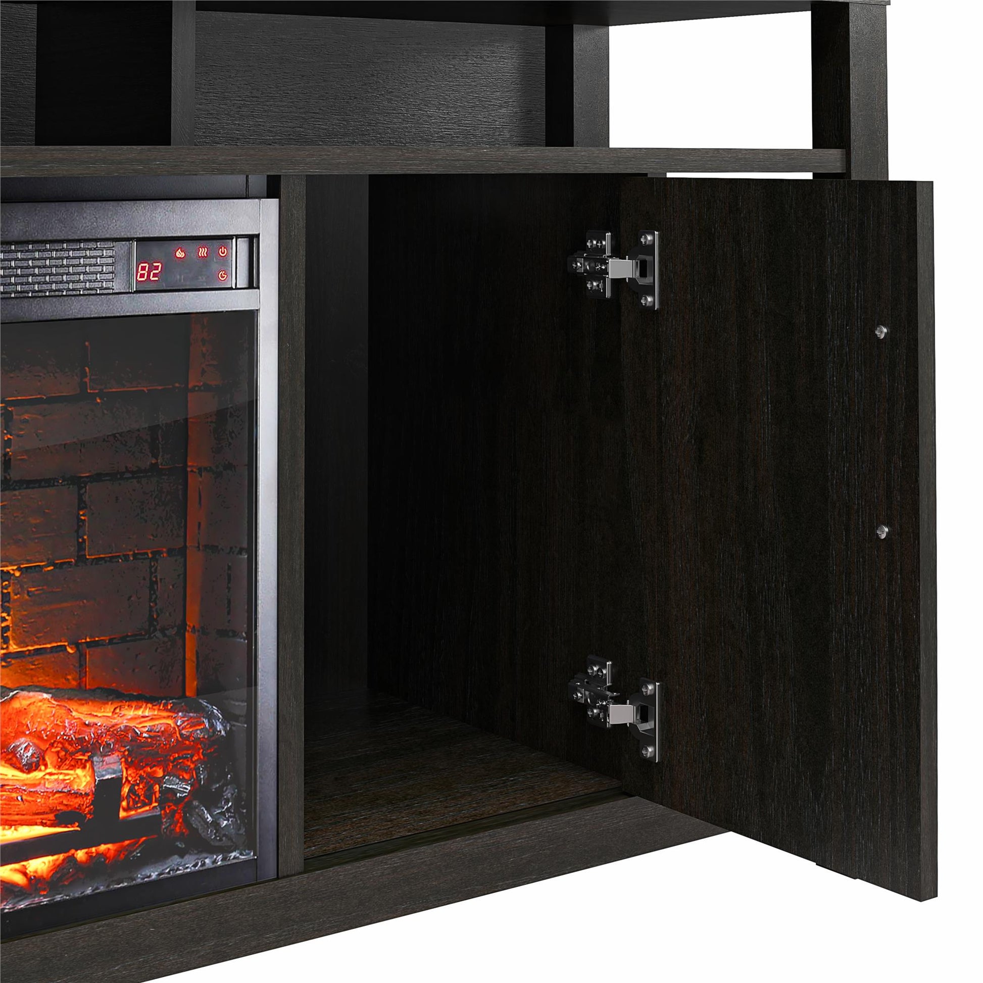 Garrick Electric Fireplace TV Console for TVs up to 75" - Espresso
