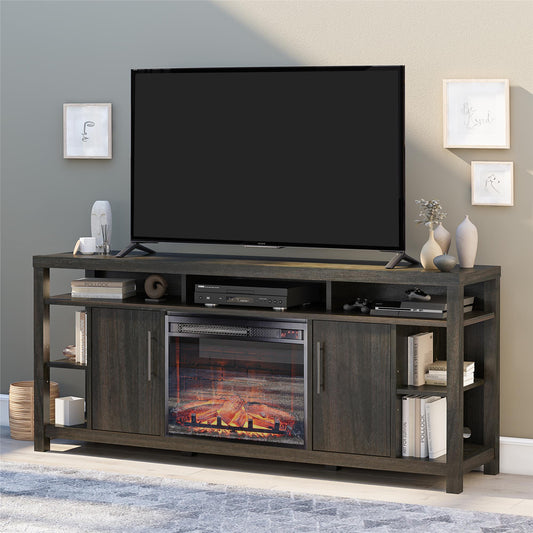 Garrick Electric Fireplace TV Console for TVs up to 75" - Espresso