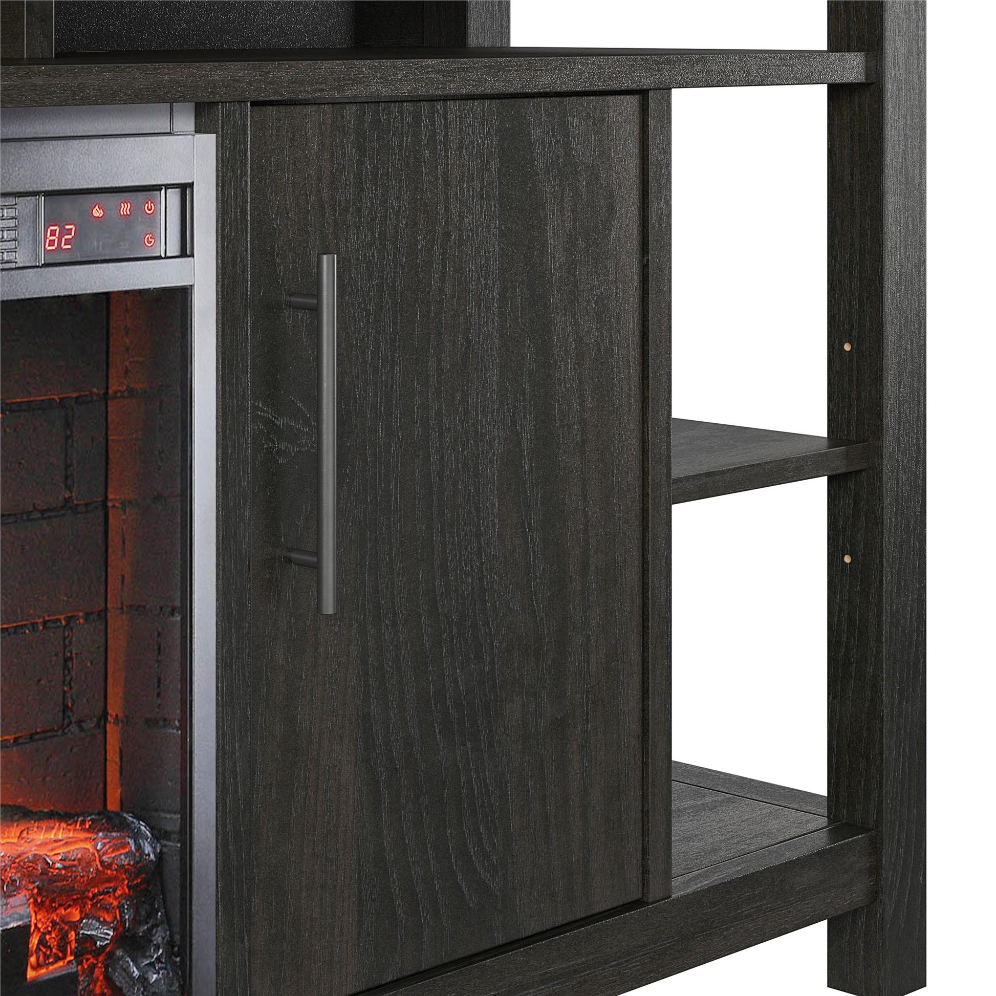 Garrick Electric Fireplace TV Console for TVs up to 75" - Espresso