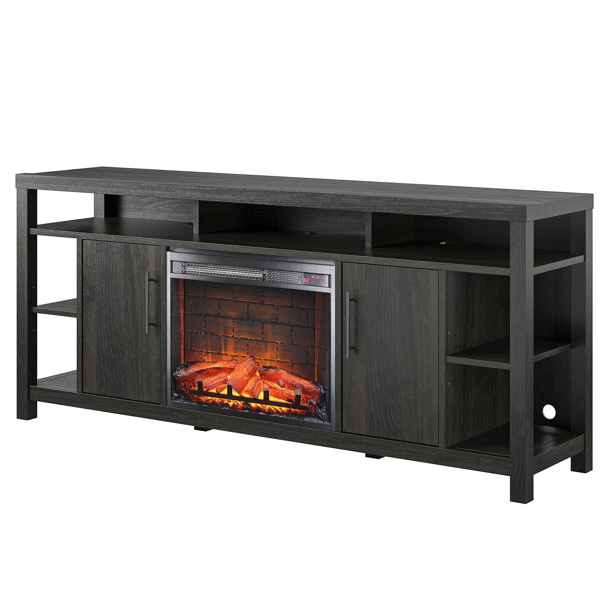 Garrick Electric Fireplace TV Console for TVs up to 75" - Espresso