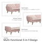 Tallulah Memory Foam Futon - Pink