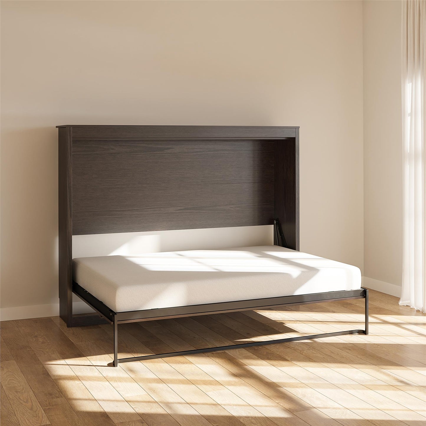 Full Size Daybed Wall Bed, Espresso - Espresso