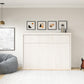 Full Size Daybed Wall Bed, Ivory Oak - Ivory Oak