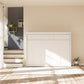 Full Size Daybed Wall Bed, Ivory Oak - Ivory Oak