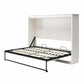 Full Size Daybed Wall Bed, Ivory Oak - Ivory Oak