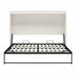 Full Size Daybed Wall Bed, Ivory Oak - Ivory Oak