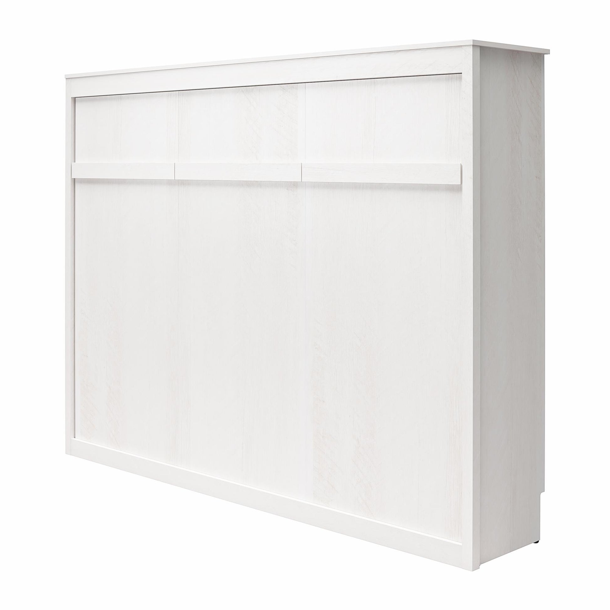 Full Size Daybed Wall Bed, Ivory Oak - Ivory Oak