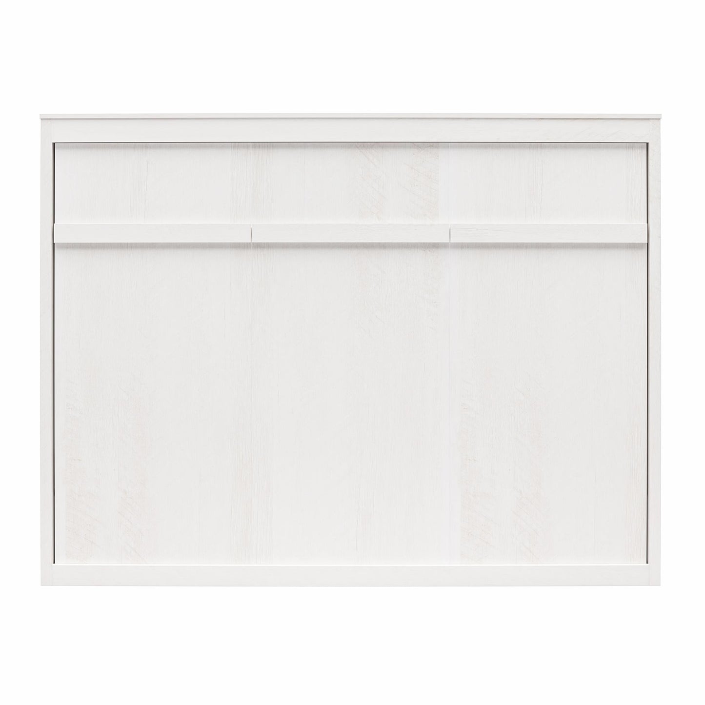 Full Size Daybed Wall Bed, Ivory Oak - Ivory Oak