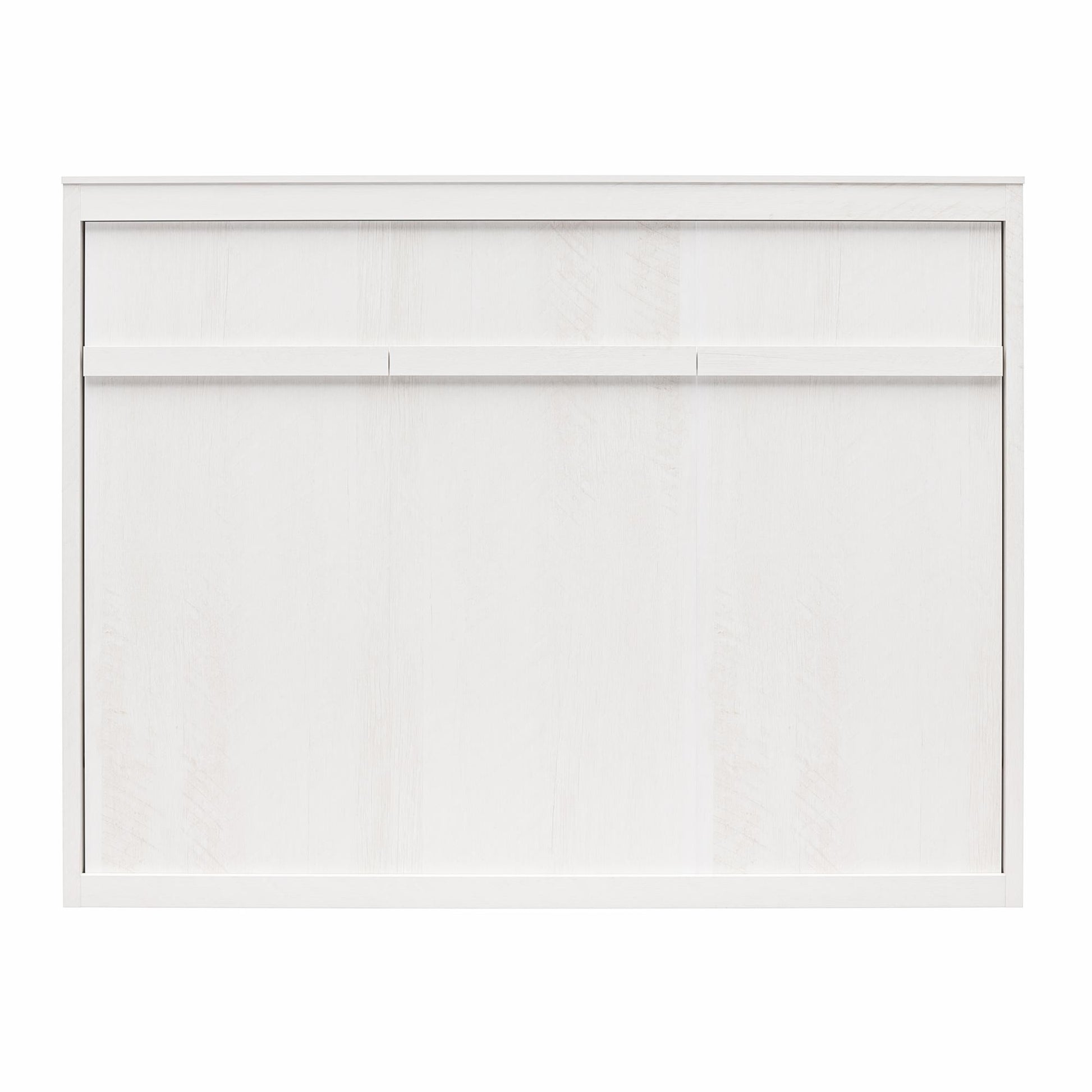 Full Size Daybed Wall Bed, Ivory Oak - Ivory Oak