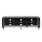 68" Media Console with Steel Post Base for TVs up to 77", White - White