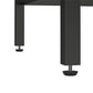 68" Media Console with Steel Post Base for TVs up to 77", Sterling Oak Wood Veneer - Sterling Oak Veneer