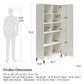 Versa 36" Wide Cabinet with 1 Door, White - White