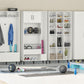 Flex Athletic Shoe Storage Cabinet for Boots & Tennis Shoes - White