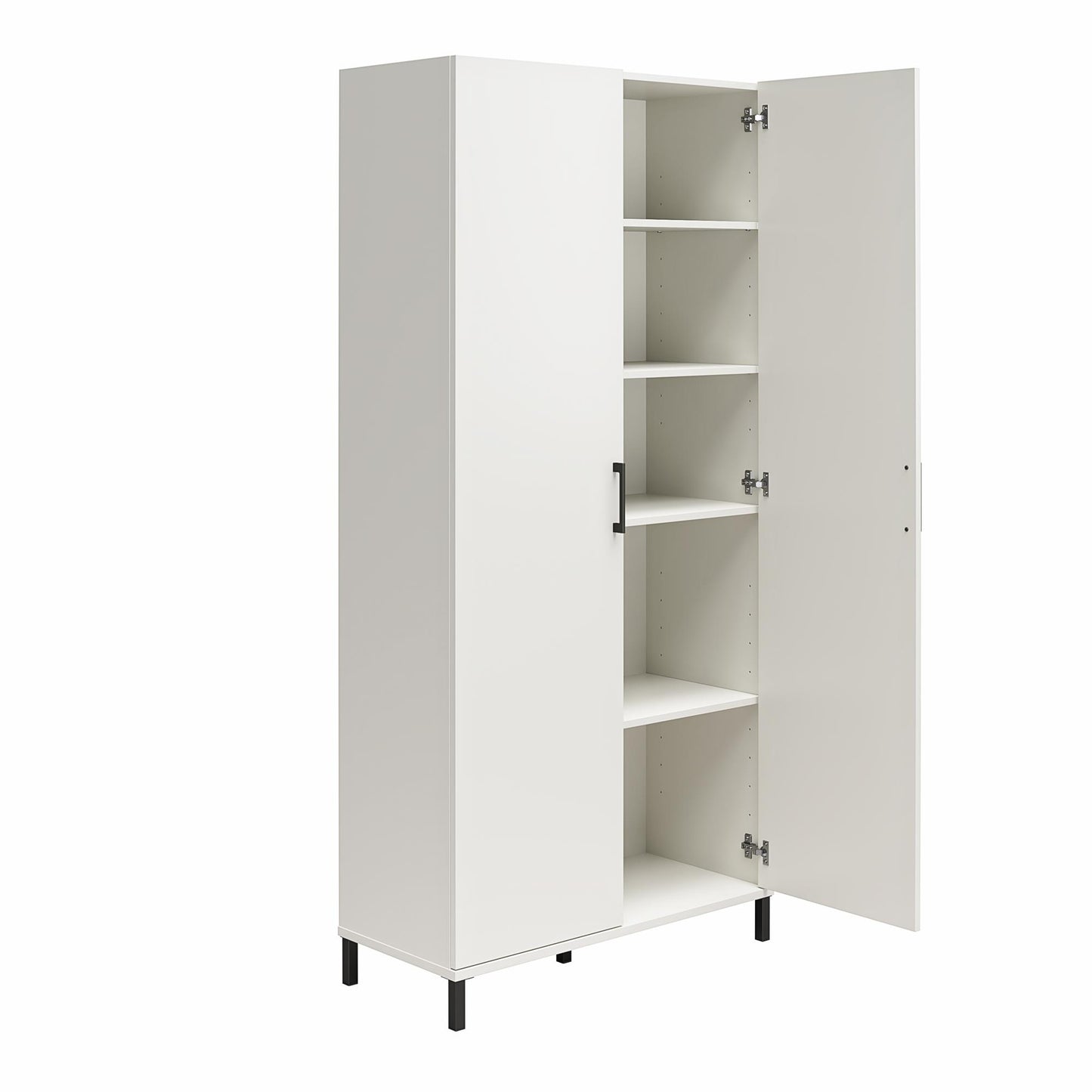 Versa 36" Wide 2 Door Garage Sport or Craft Storage Cabinet - White